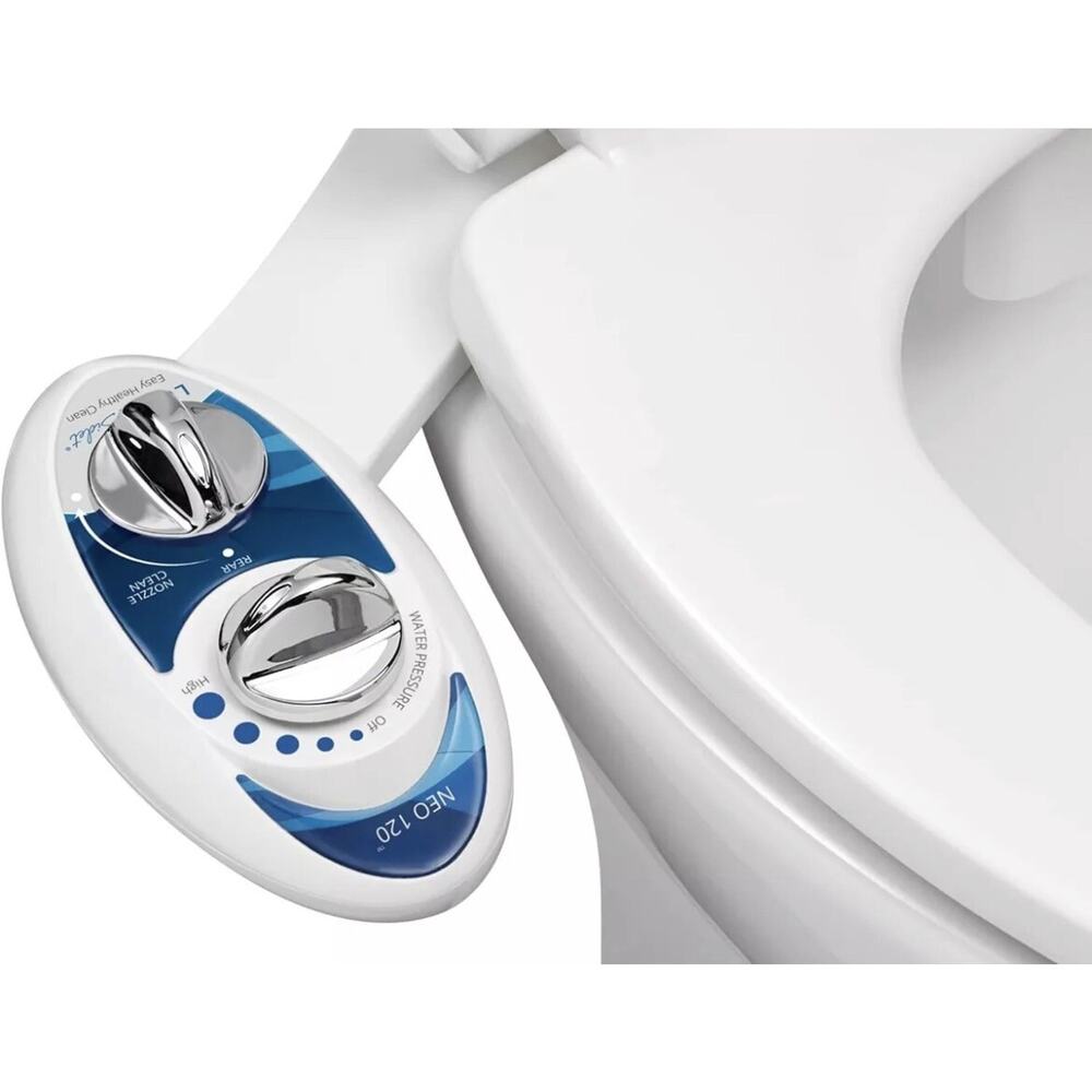 Luxe Bidet Neo 120 White Self Cleaning Nozzle Fresh Water Non Electric Bidet New